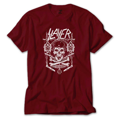 Slayer Gun and Chain Renkli Tişört