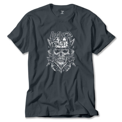 Slayer Soilder Skull Renkli Tişört