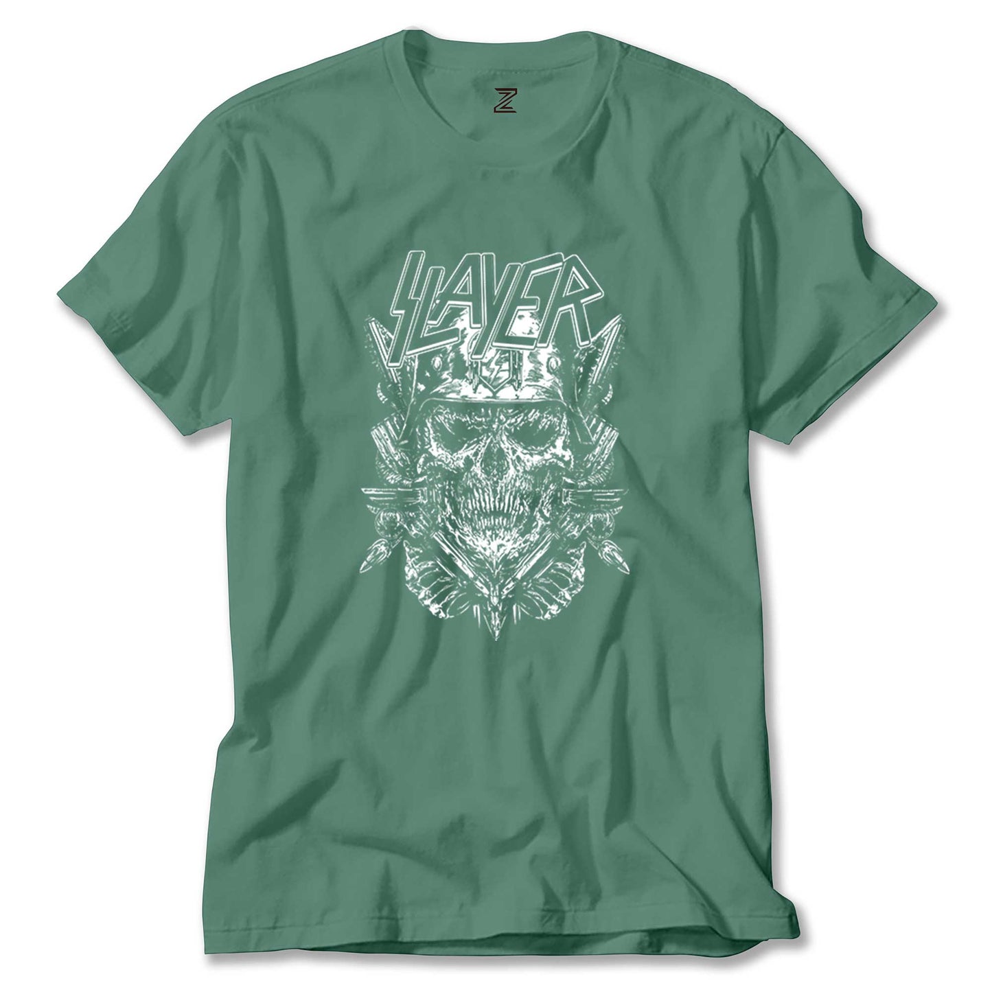 Slayer Soilder Skull Renkli Tişört