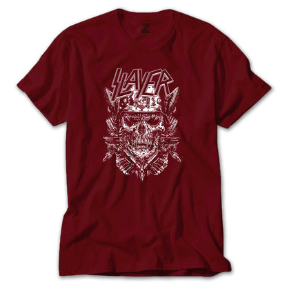 Slayer Soilder Skull Renkli Tişört