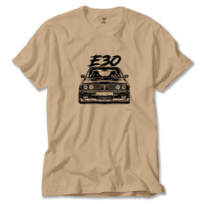 BMW E30 Sketch Renkli Tişört