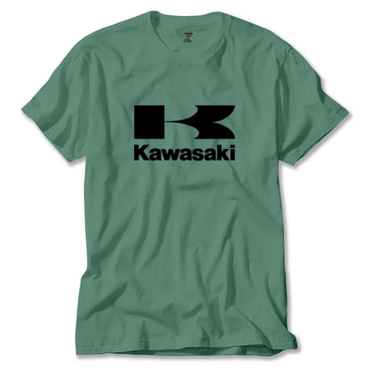 Kawasaki Logo Renkli Tişört