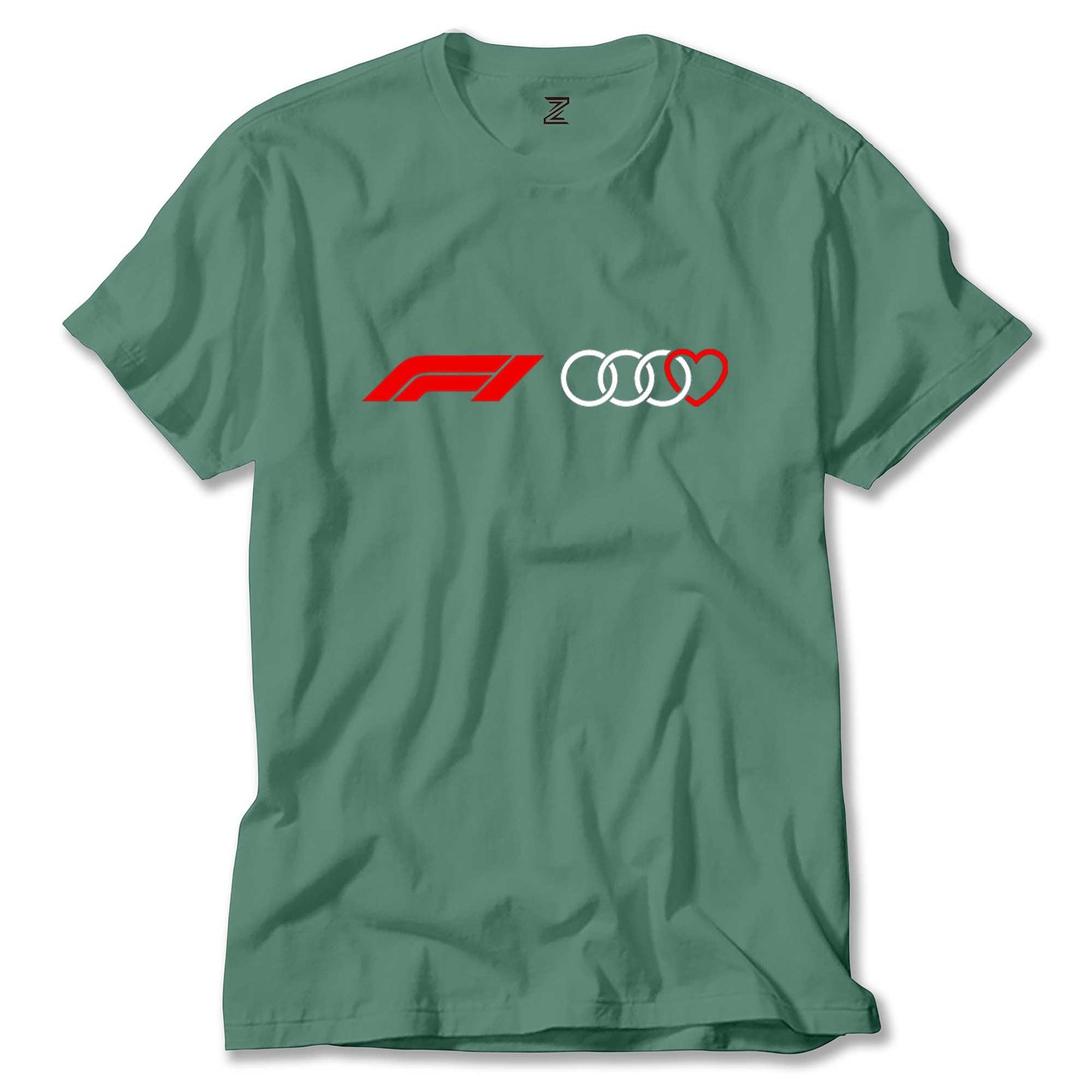 F1 Audi Love Renkli Tişört