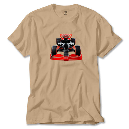 F1 Audi Formula Renkli Tişört