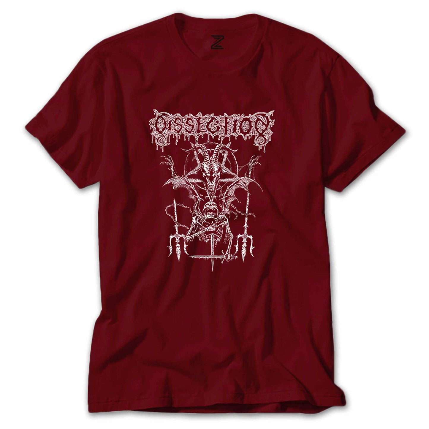 Dissection Satan Skull Renkli Tişört