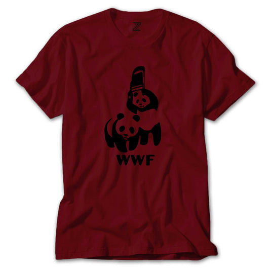 UFC WWF Panda Renkli Tişört - Crows Gategiyim