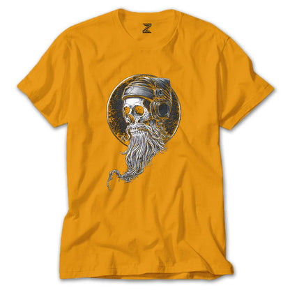 Skull Kuru Kafa Hippy Renkli Tişört