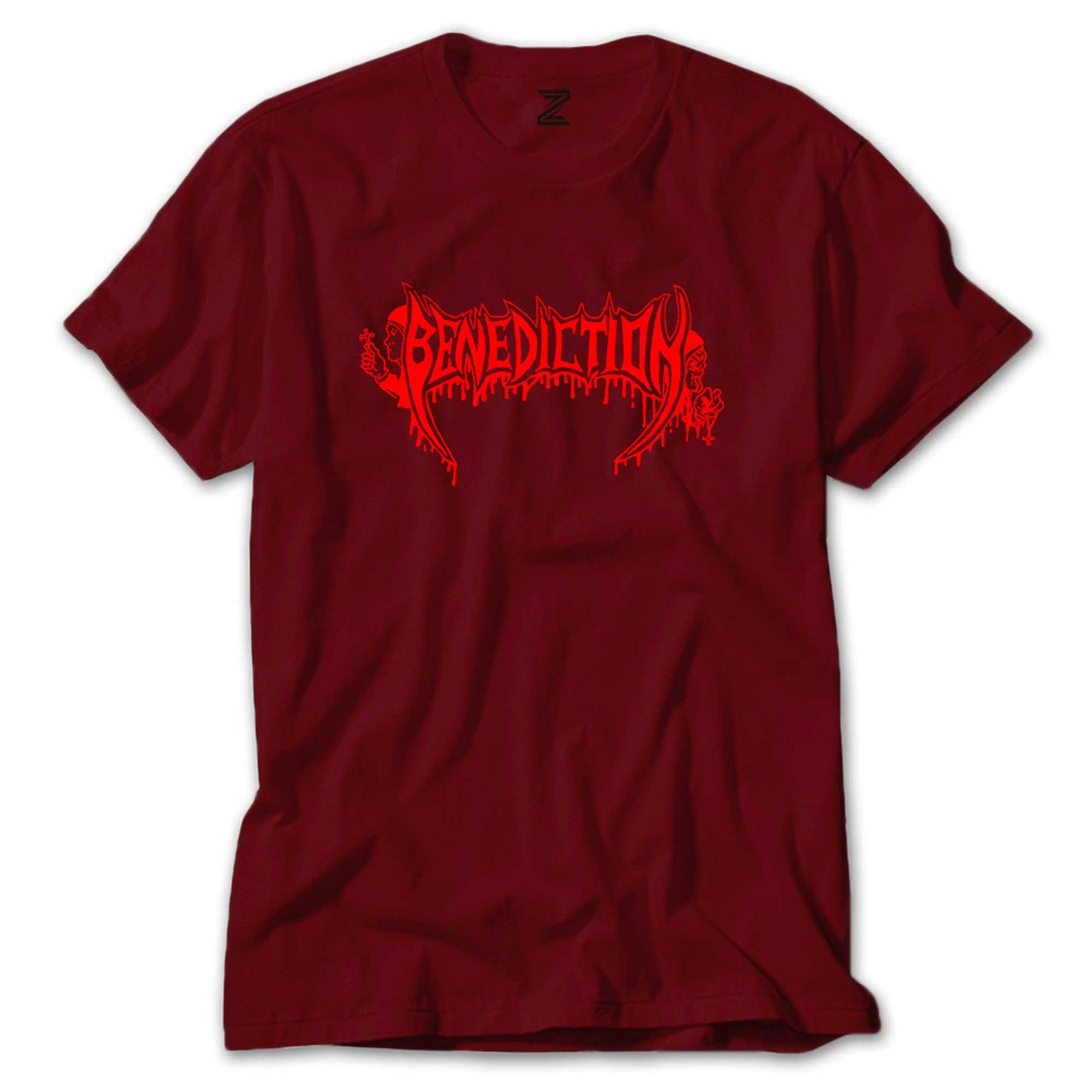 Benediction Red Renkli Tişört