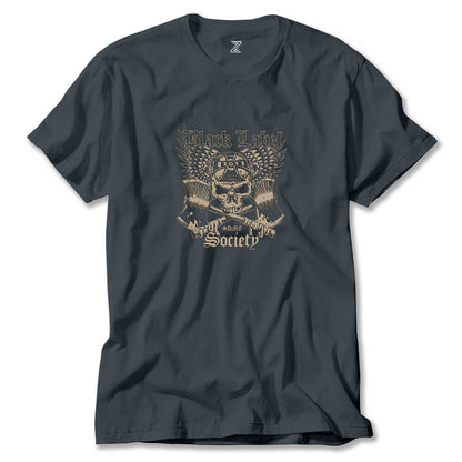 Black Label Society Skull Classic Renkli Tişört
