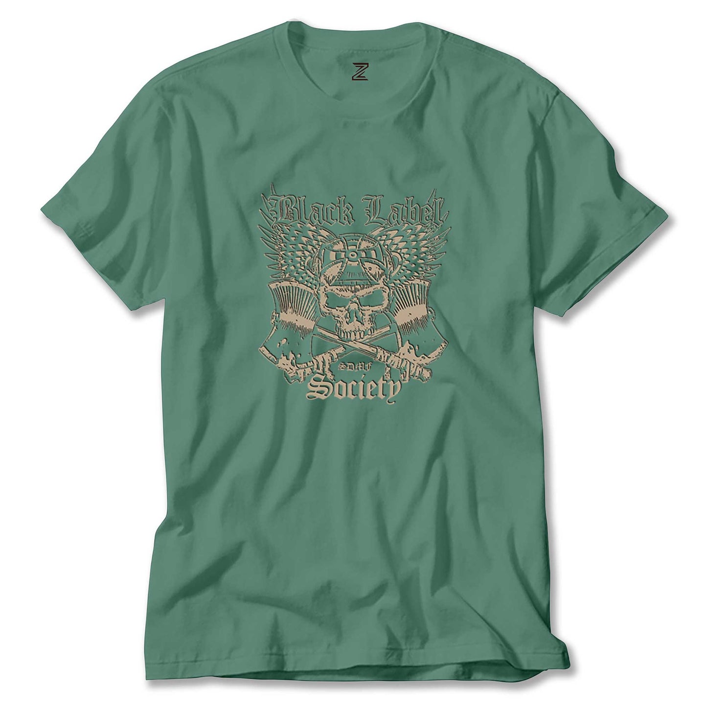 Black Label Society Skull Classic Renkli Tişört