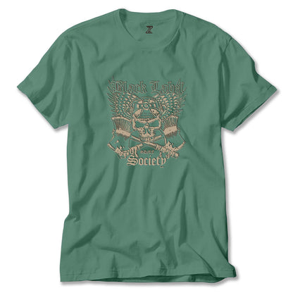 Black Label Society Skull Classic Renkli Tişört