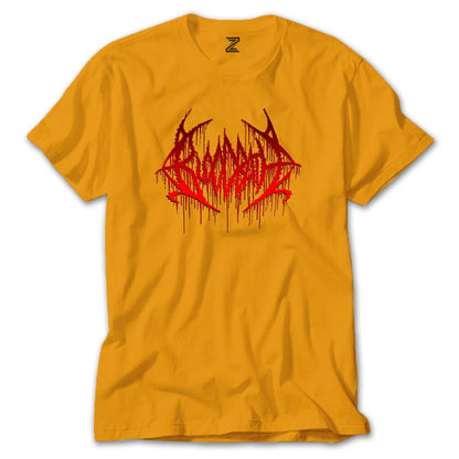 Bloodbath Logo Red Renkli Tişört