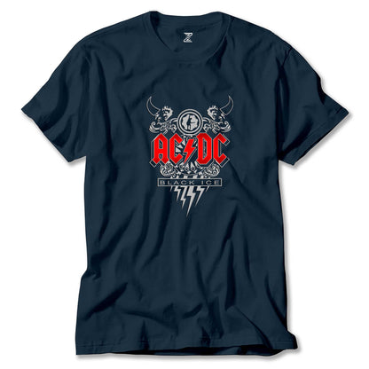 AC DC Black Ice Design Renkli Tişört