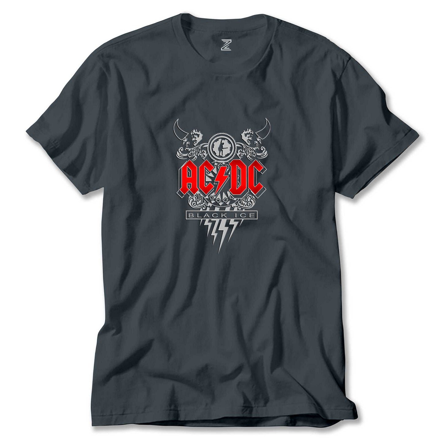 AC DC Black Ice Design Renkli Tişört