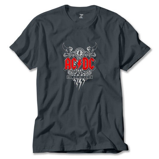 AC DC Black Ice Design Renkli Tişört