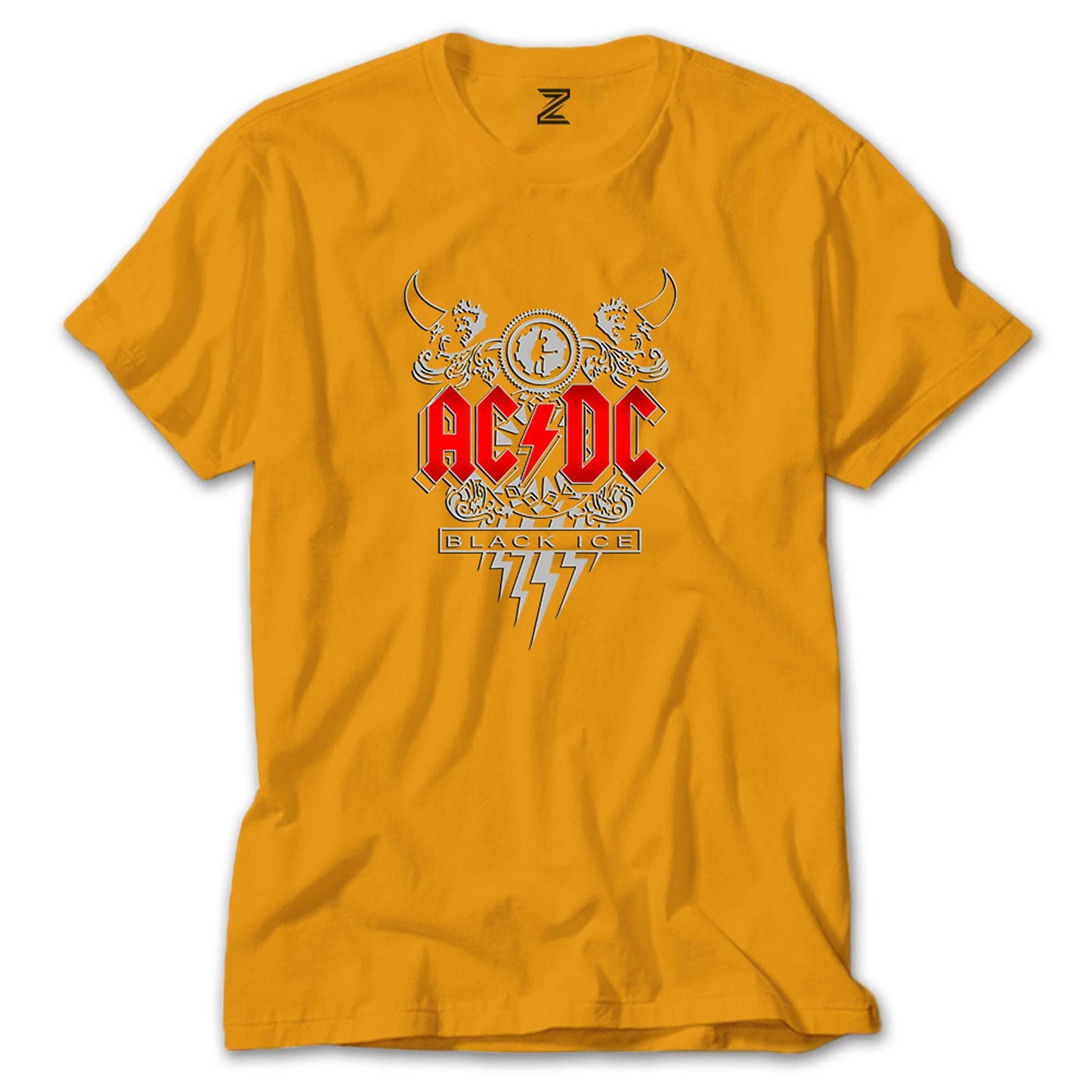 AC DC Black Ice Design Renkli Tişört