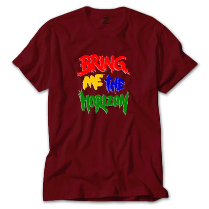 Bring Me The Horizon Rainbow Renkli Tişört