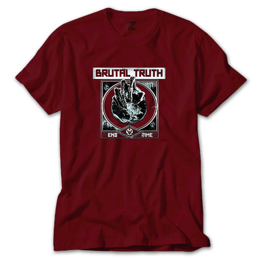 Brutal Truth end Time Renkli Tişört