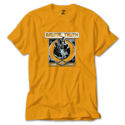 Brutal Truth end Time Renkli Tişört
