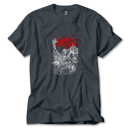 Cattle Decapitation Design Classic Renkli Tişört