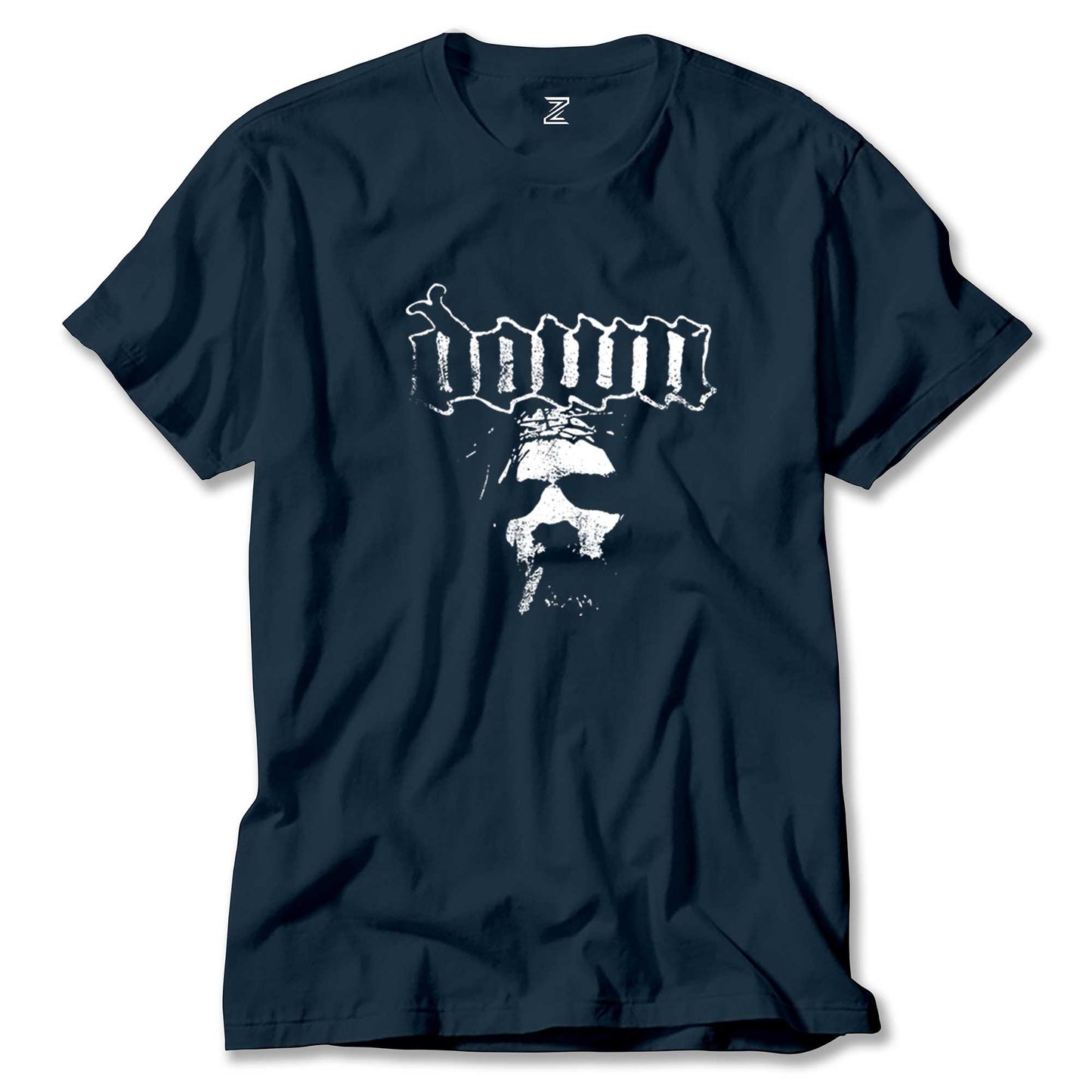 Down Jesus Face Renkli Tişört