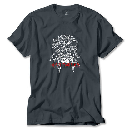 Iron Maiden Long Sleeve Renkli Tişört