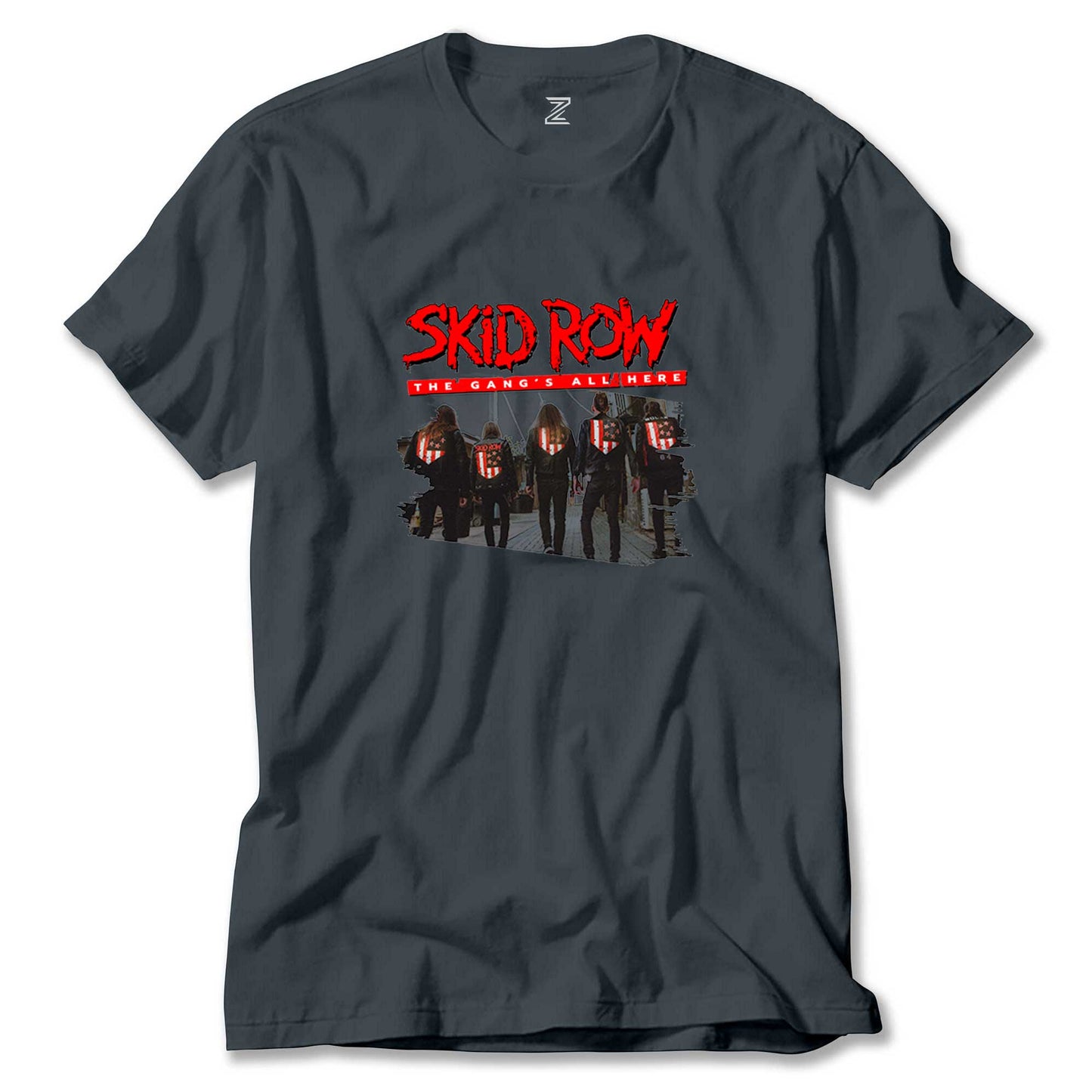 Skid Row The Gang Renkli Tişört