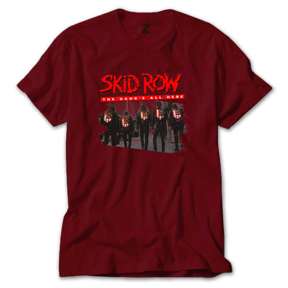 Skid Row The Gang Renkli Tişört