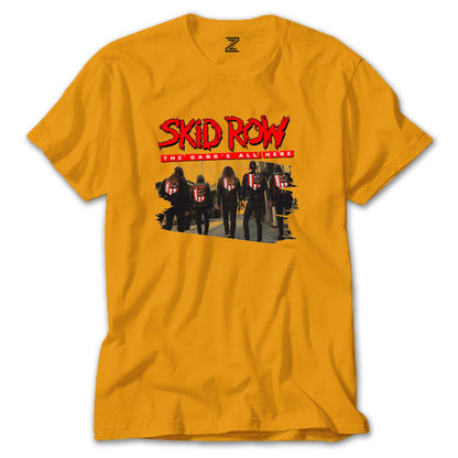 Skid Row The Gang Renkli Tişört