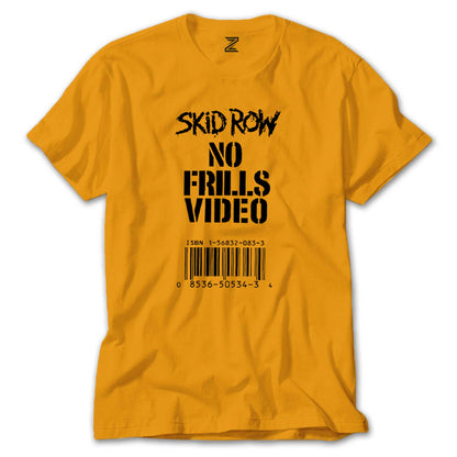 Skid Row No Frills Video Renkli Tişört