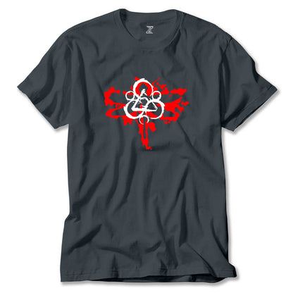 Coheed and Cambria Butterfly Logo Renkli Tişört