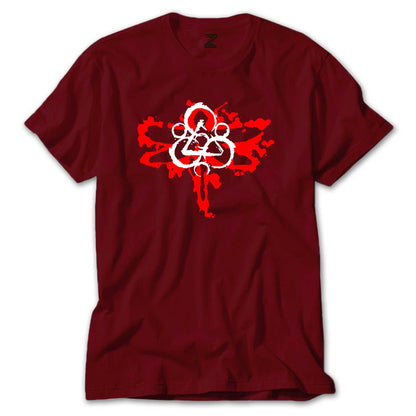Coheed and Cambria Butterfly Logo Renkli Tişört