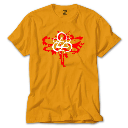 Coheed and Cambria Butterfly Logo Renkli Tişört
