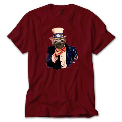 Bear Sam Amca Renkli Tişört