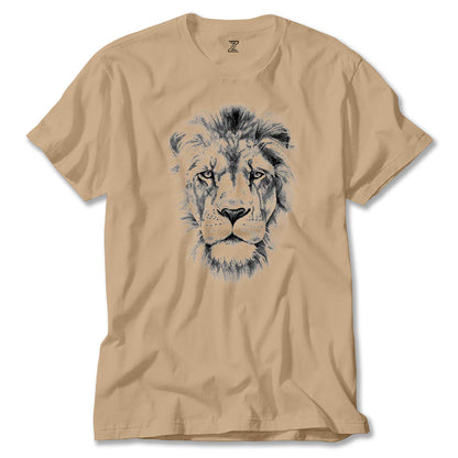 Lion Face Renkli Tişört