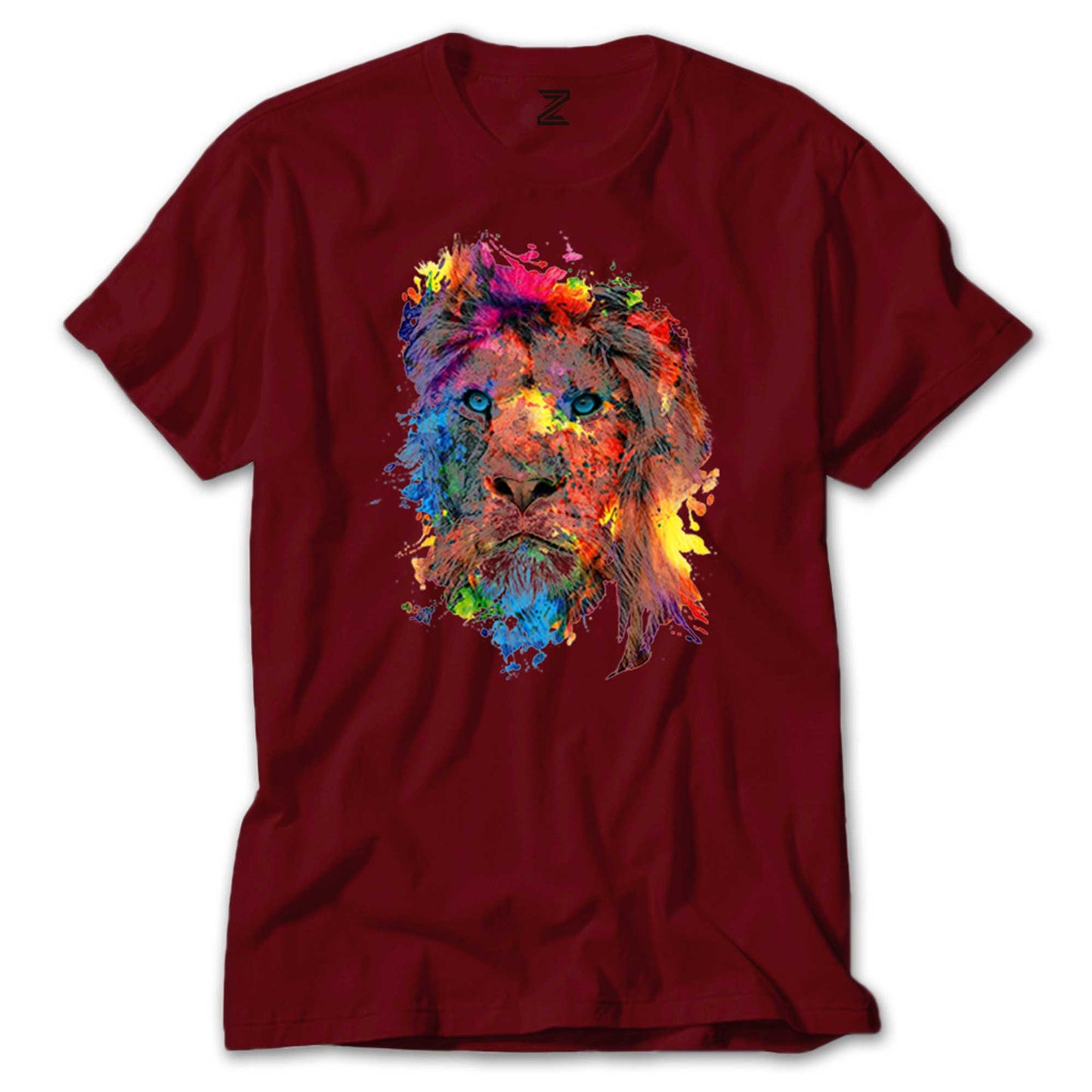 Lion Rainbow Renkli Tişört