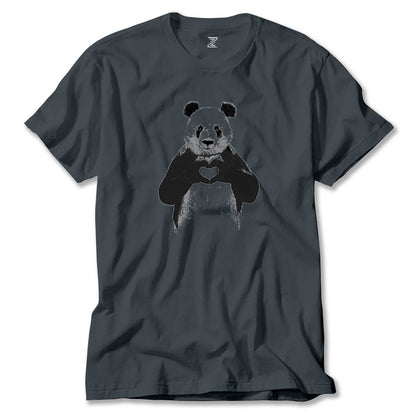 Panda Love Renkli Tişört