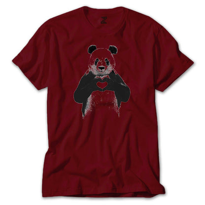 Panda Love Renkli Tişört