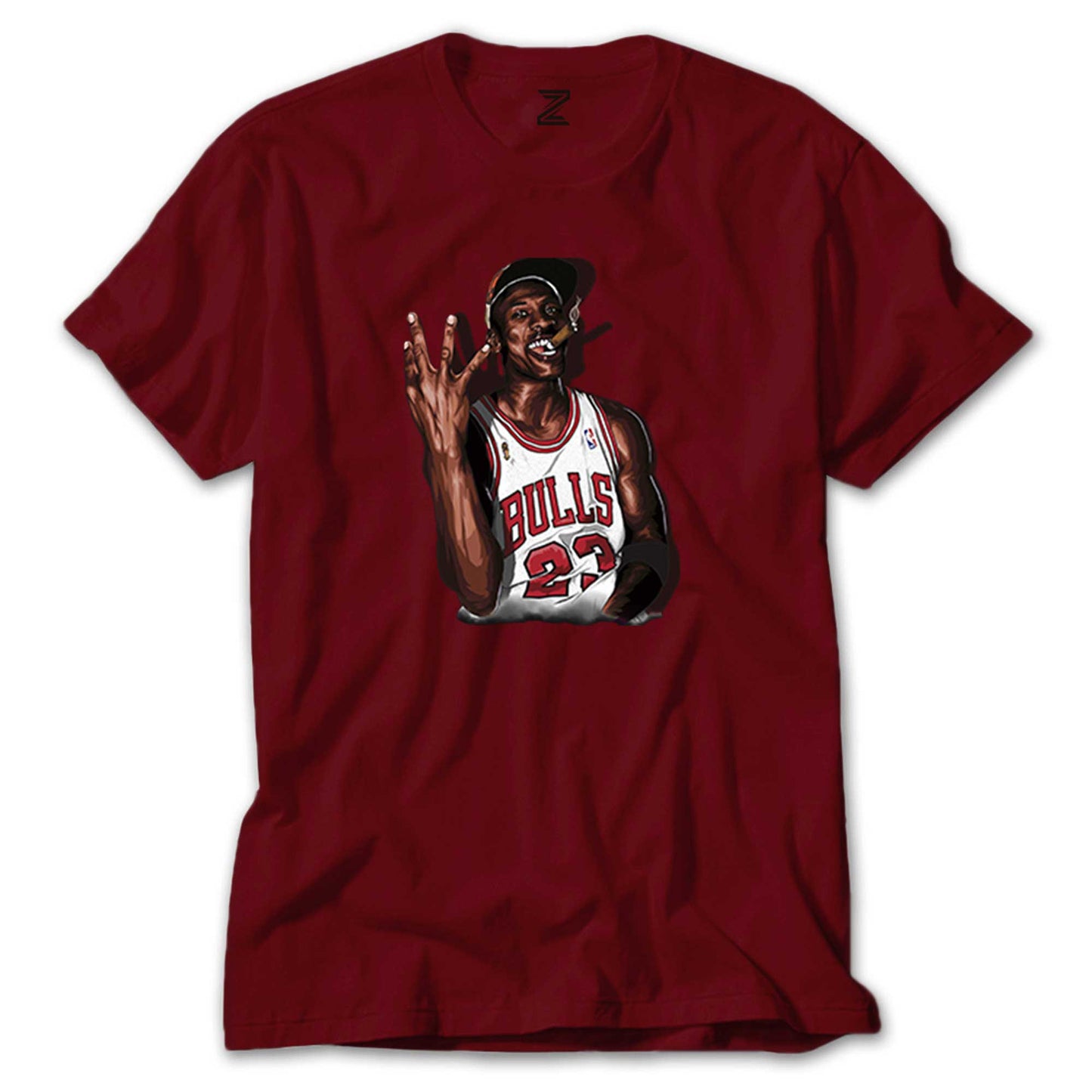 Micheal Jordan Bulls 23 Renkli Tişört