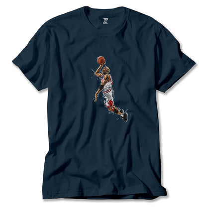 Micheal Jordan Attempt Renkli Tişört