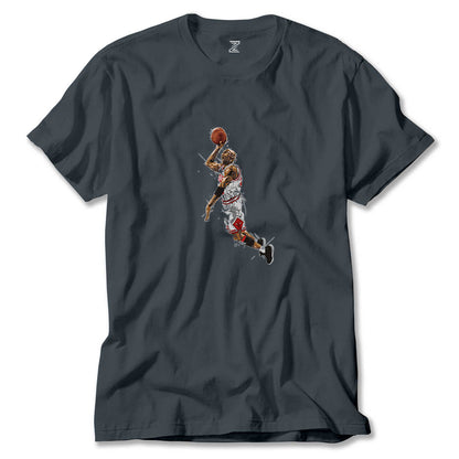 Micheal Jordan Attempt Renkli Tişört