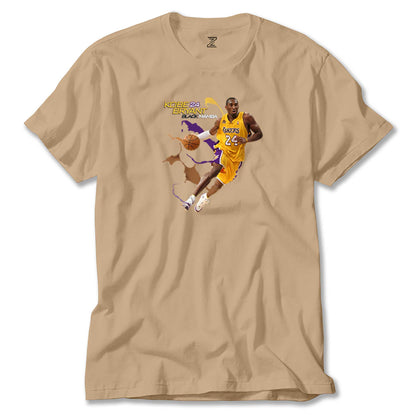 Kobe Bryant 24 Yellow Mamba Renkli Tişört