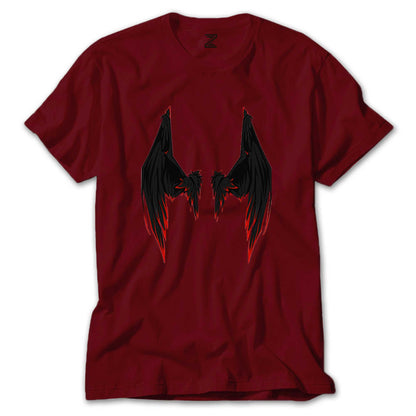 Lucifer Black Wing Renkli Tişört