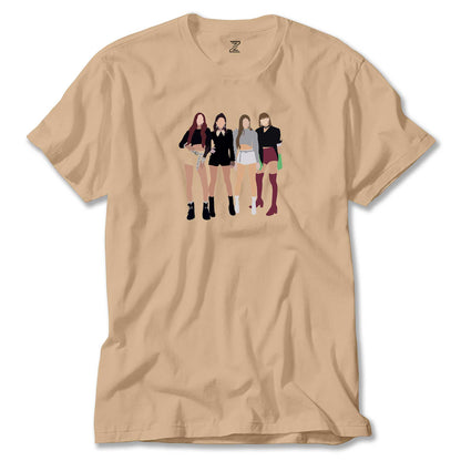 Blackpink Digital Renkli Tişört