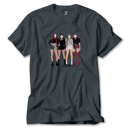 Blackpink Digital Renkli Tişört