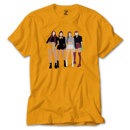 Blackpink Digital Renkli Tişört