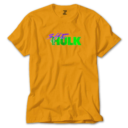 She Hulk Logo Renkli Tişört