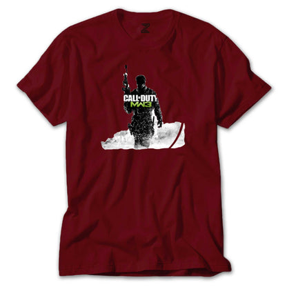 Call Of Duty Silhouette M3 Renkli Tişört