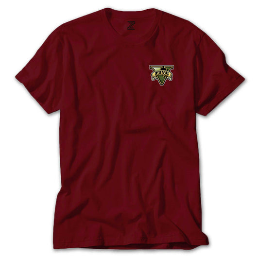 GTA Five Green Logo Renkli Tişört
