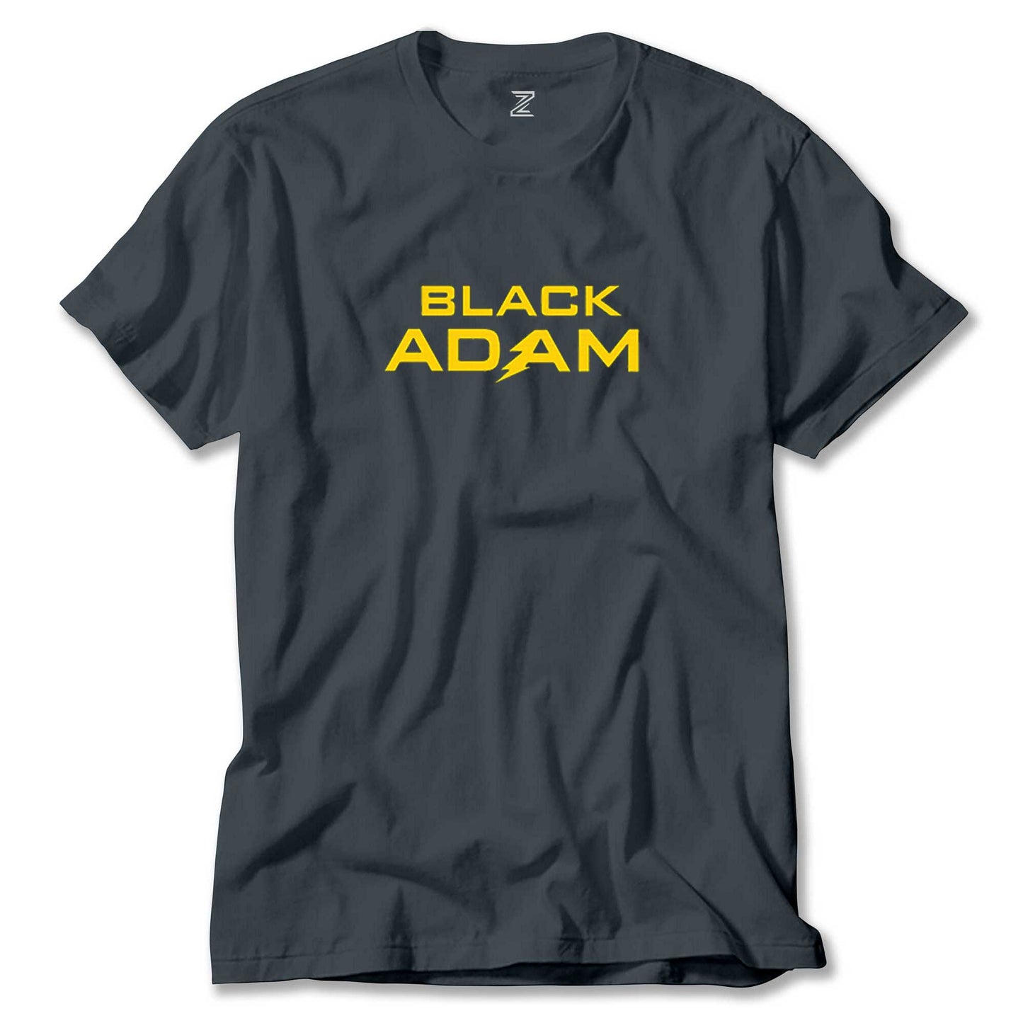 Black Adam Yellow Text Renkli Tişört